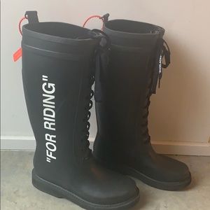 Off White Rain boots